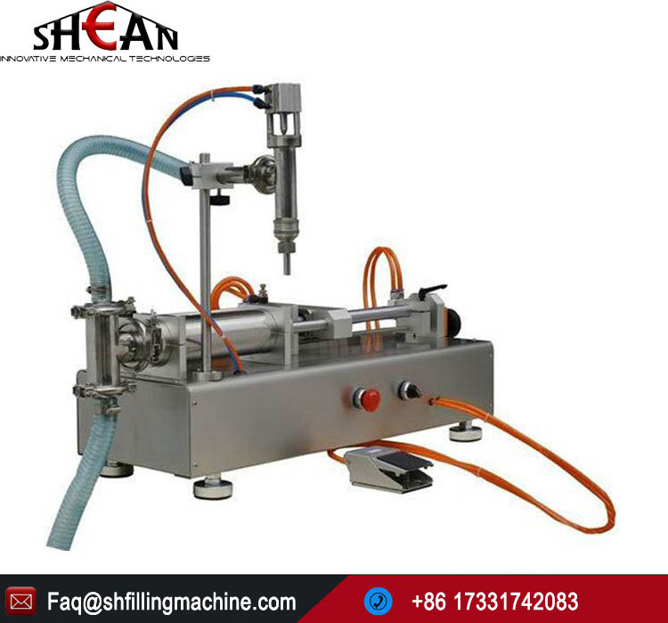 5-5000ML Mini Semi-auto 2 Heads Milk/Liquid/Glue/Paint/Syrup Bottle Filling Machine