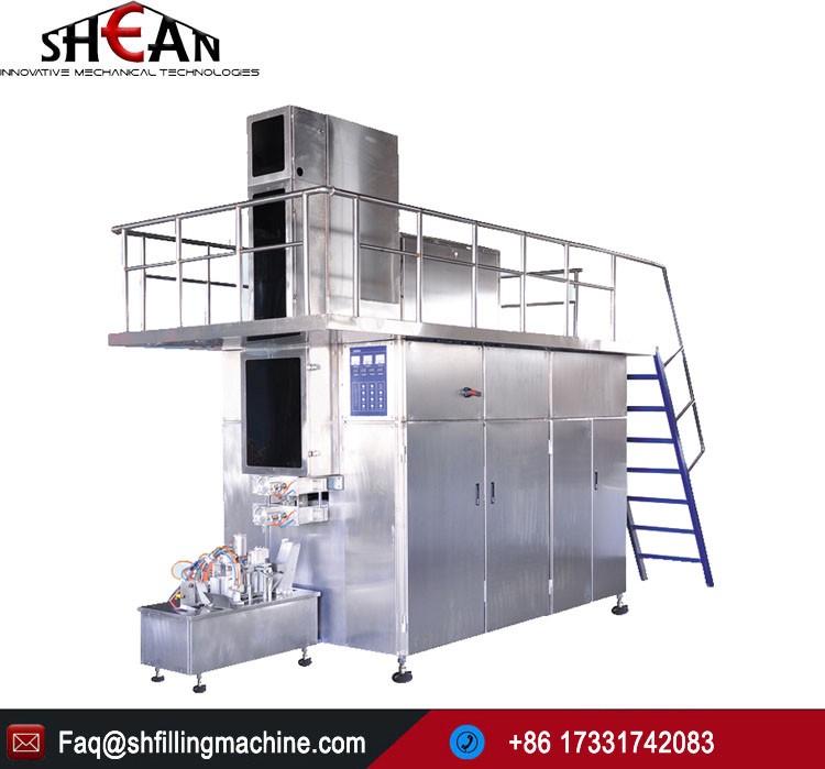 China Supplier Yogurt Beverage Packing Machine 125ML Carton Type Aseptic Filling Machine For Milk