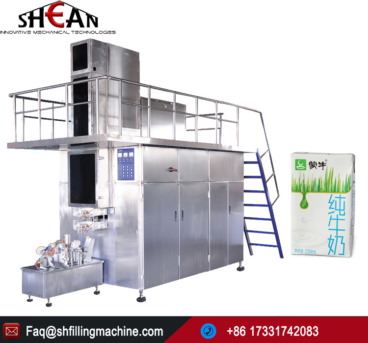 High Quality Automatic 250ml Carton Box Packing Machine Liquid Juice Filling Machine