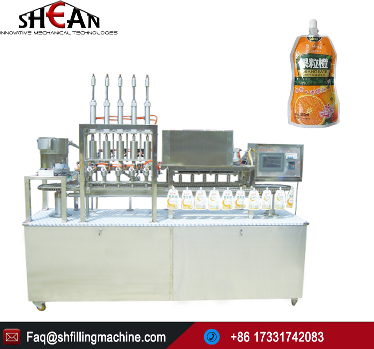 High Speed Tomato Paste Filling Machine Doypack Packing Machine