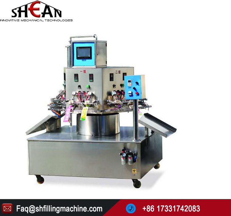 12 Heads Automatic Inflatable Bag Packing Machine Juice Filling Machine