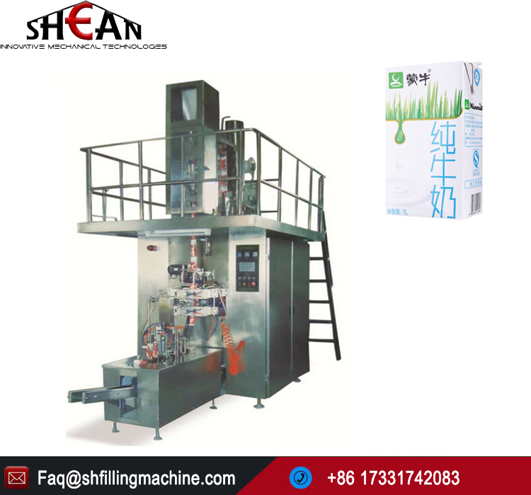 Aseptic 1000ml Tetra Pak Milk Filling Machine