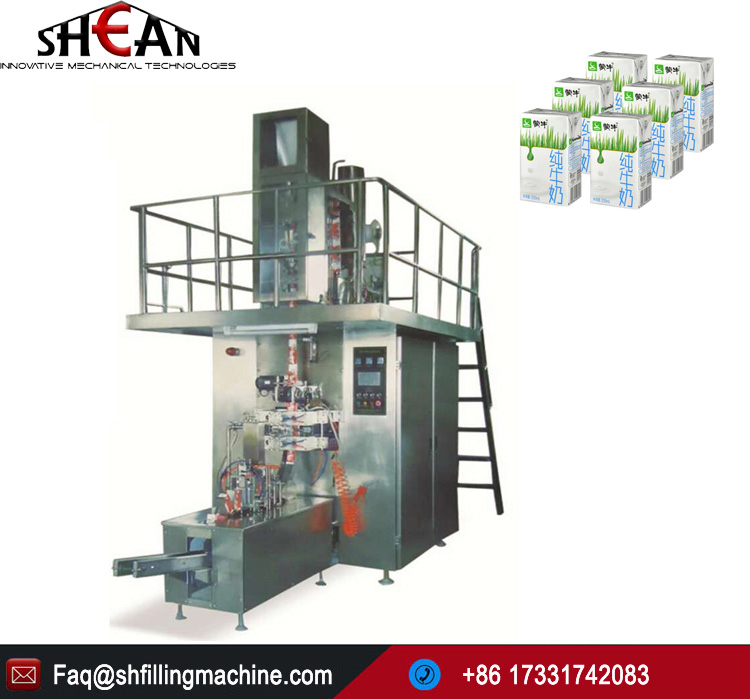 Aseptic 250ml Tetra Pak Milk Filling Machine