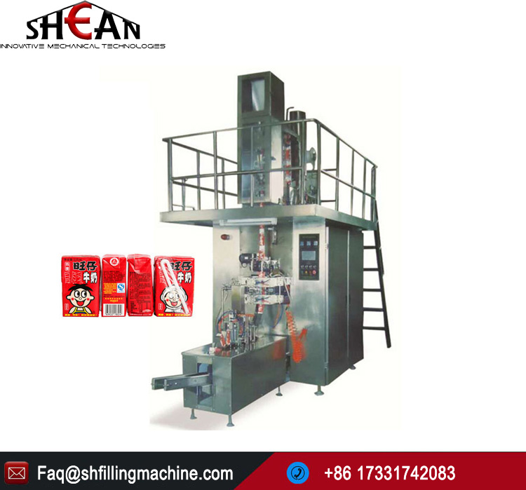 Automatic Milk Packing Machine Brick Type 125ml Aseptic Filling Machine