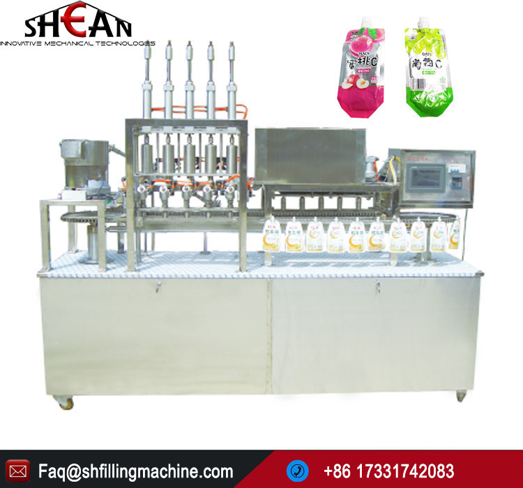 High Speed Standing Bag Yogurt Juice Filling Machine