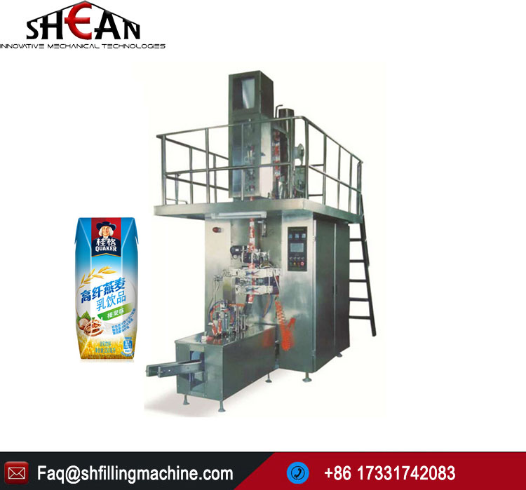 China Factory Diamond Packaging Aseptic Milk Packing Machine Price