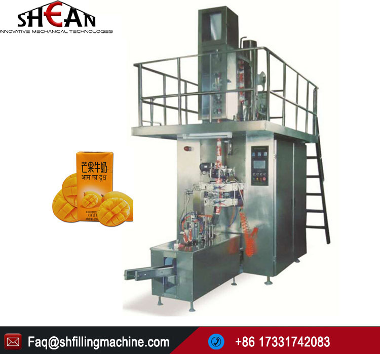 China Factory Aseptic 200ml Milk Tetra Pak Filling Machine Price