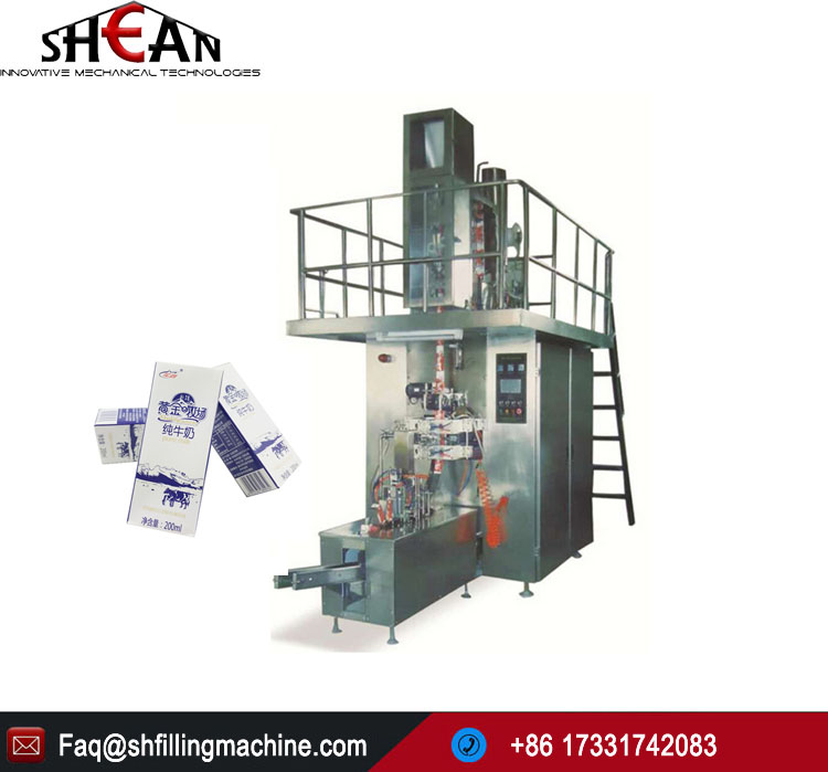 China Factory Aseptic Carton Pure Milk Packing Machine Price