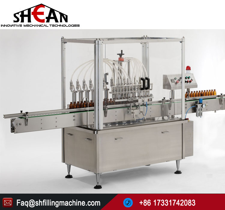 China Factory Automatic Apple Milk Bottle Liquid Filling Machine Price