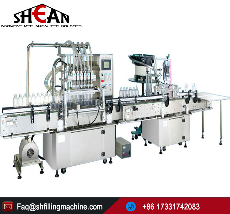 China Factory Automatic Fruit Milk Bottle Capping Liquid Filling Machine Price