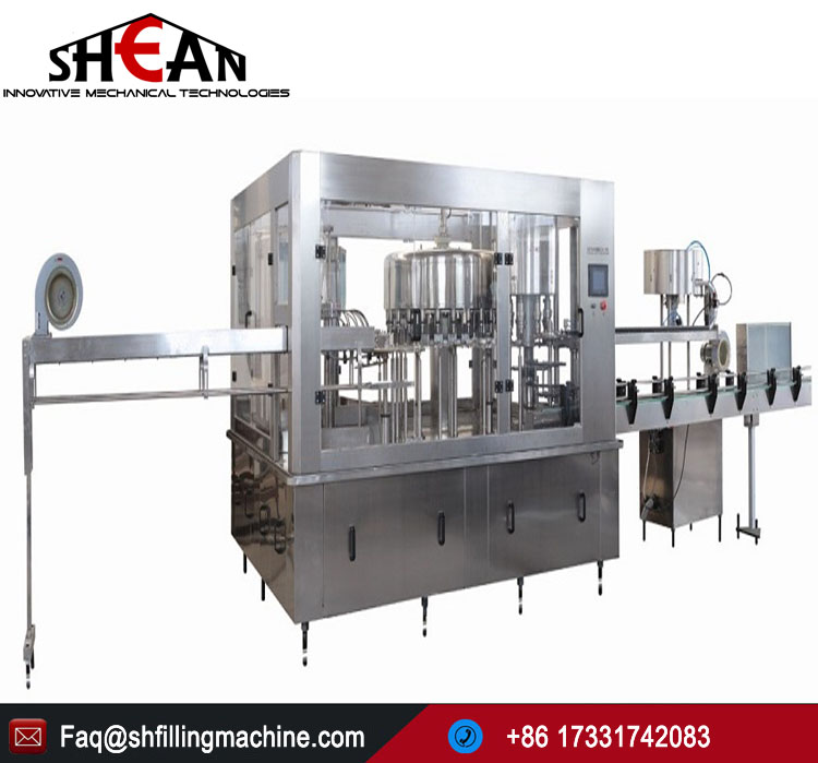 China Factory Automatic Oranger Juice Capping Liquid Filling Machine Price