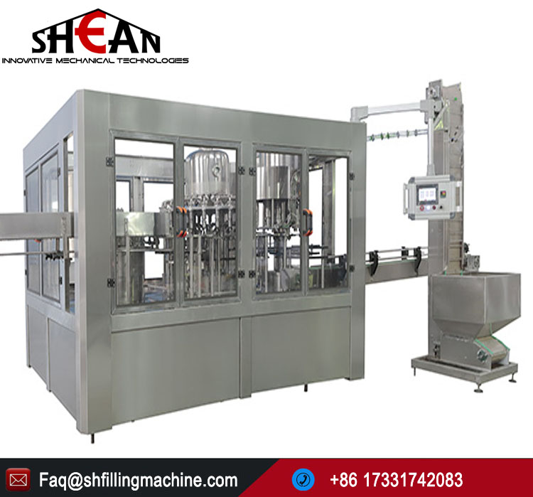 China Factory Automatic Pear Bottle Liquid Water Filling Machine Price