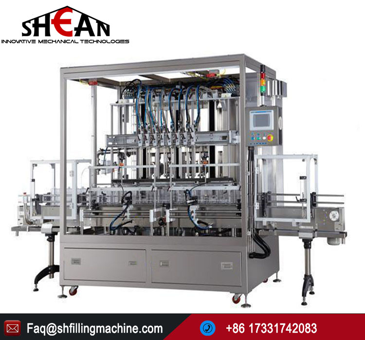 China Factory Automatic 50-1000ML Juice Liquid Plastic Bottle Filling Machine Price