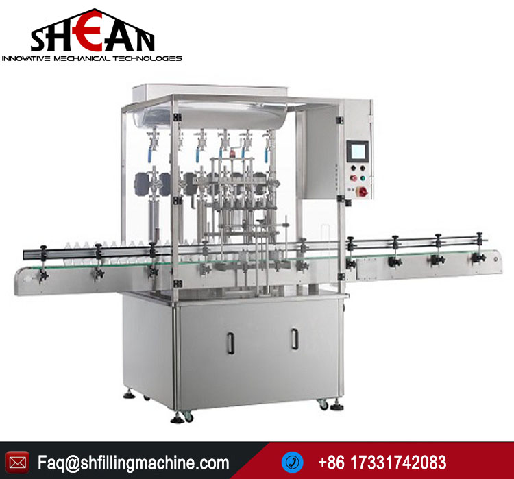 China Factory Automatic Five Heads Fully Automatic Plastic Bottle Filling Machine Price