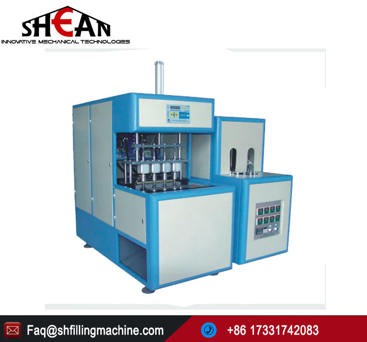 PET Semi automatic plastic water bottle blowing moulding making machine prices