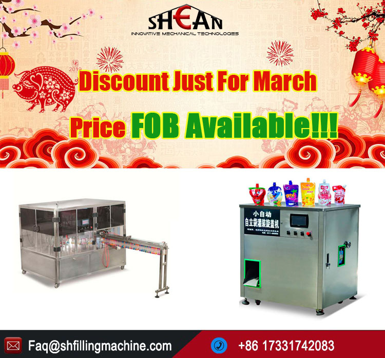 March Export Best Discount Various Types of Liquid Filling Machine