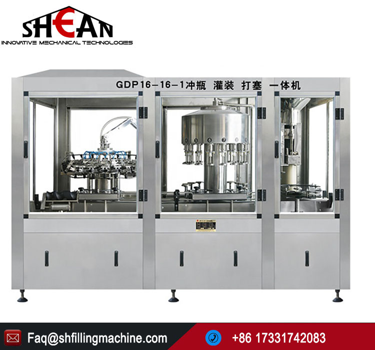 Filling machine juice bottle filling and sealing labeling production line automatic filling and capping and labeling olive oil